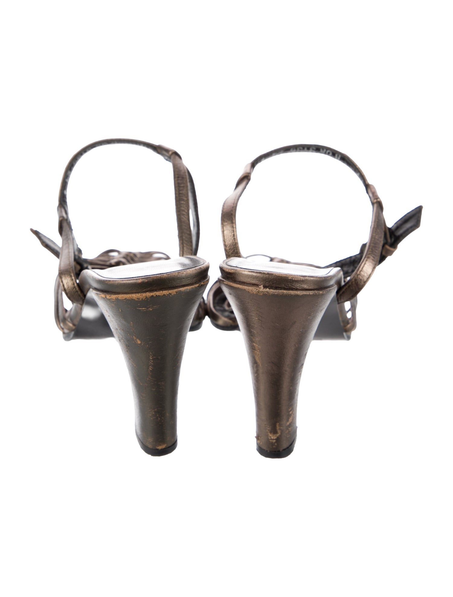 Robert Clergerie Leather Slingback Pumps